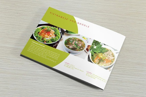 thiết kế catalogue thực phẩm